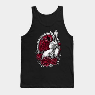 Mechanical Rabbit Tattoo Design Tank Top